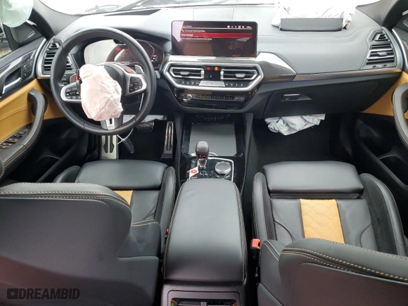 2022 BMW X4 M with VIN 5YM23EC04N9K50909, listed as a Copart auction lot 87947765 with 27474 miles and Salvage Title. Bid and sale history available at carsss.com. Image 8.