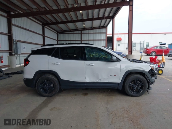 2022 GMC Terrain AT4 with VIN 3GKALYEV1NL275955, listed as a IAAI auction lot 41935844 with 36,098 mi miles and . Bid and sale history available at DreamBid. Image 14.