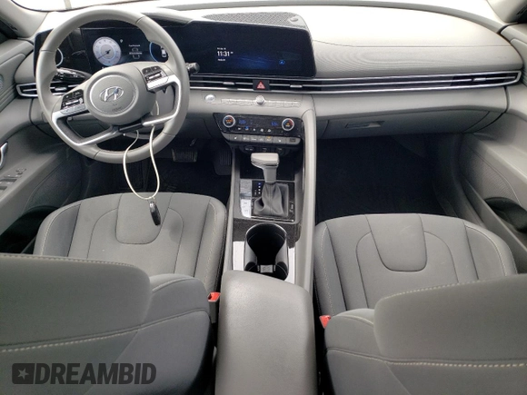 2023 Hyundai Elantra SEL with VIN KMHLS4AG5PU601333, listed as a Copart auction lot 53517865 with 40,937 mi miles and Salvage title. Bid and sale history available at DreamBid. Image 8.