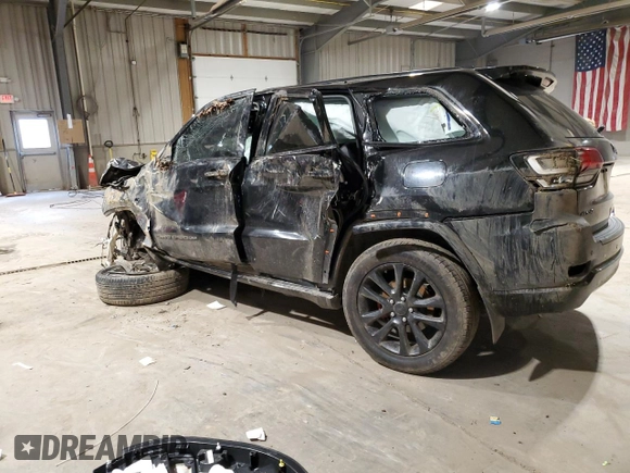 2020 Jeep Grand Cherokee Laredo E with VIN 1C4RJFAG7LC398698, listed as a Copart auction lot 83011484 with 0 mi miles and Salvage Title. Bid and sale history available at carsss.com. Image 2.