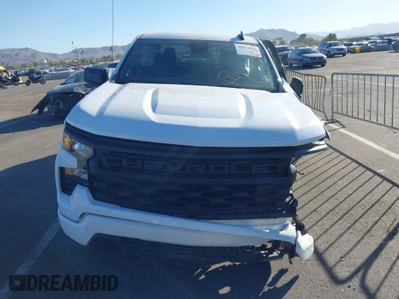 2024 Chevrolet Silverado 1500 Custom with VIN 3GCPDBEK9RG299263, listed as a IAAI auction lot 40818809 with 4,481 mi miles and . Bid and sale history available at DreamBid. Image 11.