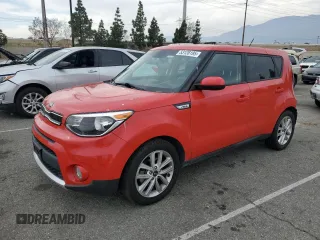 2017 Kia Soul + with VIN KNDJP3A52H7463014, listed as a Copart auction lot 53128195 with 105,514 mi miles and Salvage Title. Bid and sale history available at carsss.com. Image 1.