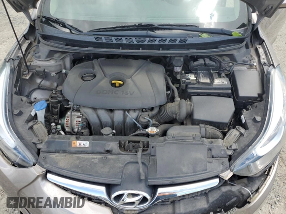 2015 Hyundai Elantra SE z VIN 5NPDH4AE8FH577494, wystawiony jako Copart lot #58340865 z przebiegiem 86 108 mil mil oraz Szkody całkowita. Historia ofert i sprzedaży dostępna na DreamBid. Obrazek 11.