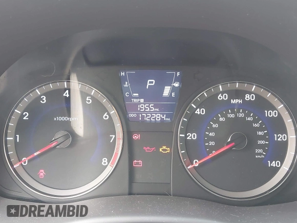 2014 Hyundai Accent GLS with VIN KMHCT4AEXEU600395, listed as a IAAI auction lot 42141052 with 172,284 mi miles. Bid and sale history available at carsss.com. Image 7.