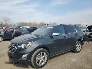 2020 Chevrolet Equinox Premier z VIN 2GNAXXEVXL6212081, wystawiony jako Copart lot #52333675 z przebiegiem 107 270 mil mil oraz Szkoda całkowita • Salvage title. Historia ofert i sprzedaży dostępna na DreamBid. Obrazek 1.