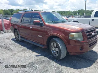 2008 Ford Expedition Max Limited z VIN 1FMFK19528LA38800, wystawiony jako IAAI lot #42377194 z przebiegiem 225 588 mil mil oraz . Historia ofert i sprzedaży dostępna na DreamBid. Obrazek 1.