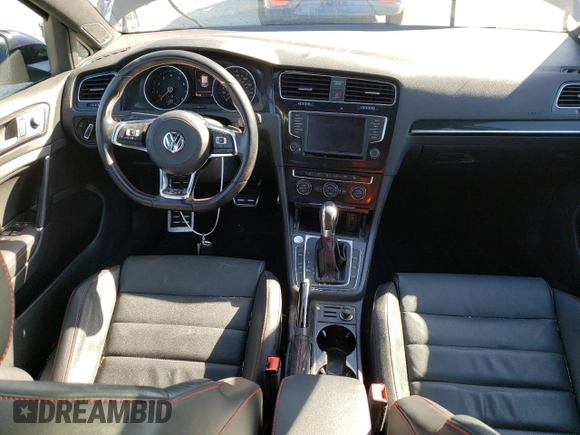 2017 Volkswagen Golf GTI S with VIN 3VW447AU8HM000351, listed as a Copart auction lot 75668893 with 45,384 mi miles. Bid and sale history available at carsss.com. Image 8.