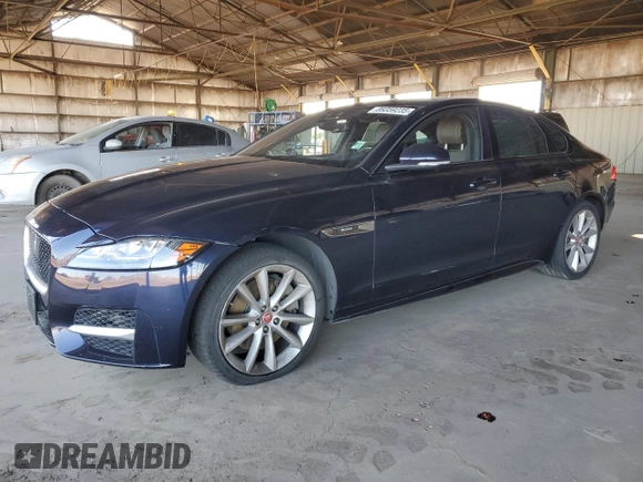 2016 Jaguar XF 35t R-Sport with VIN SAJBF4BV1GCY06429, listed as a Copart auction lot 89359235 with 64,886 mi miles and Clean Title. Bid and sale history available at carsss.com. Image 1.