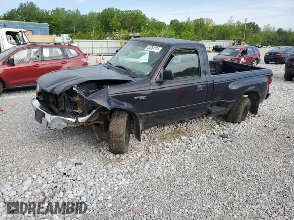 1999 Ford Ranger XL with VIN 1FTYR10C1XPB36812, listed as a Copart auction lot 54751214 with 277,416 mi miles and Salvage title. Bid and sale history available at DreamBid. Image 1.