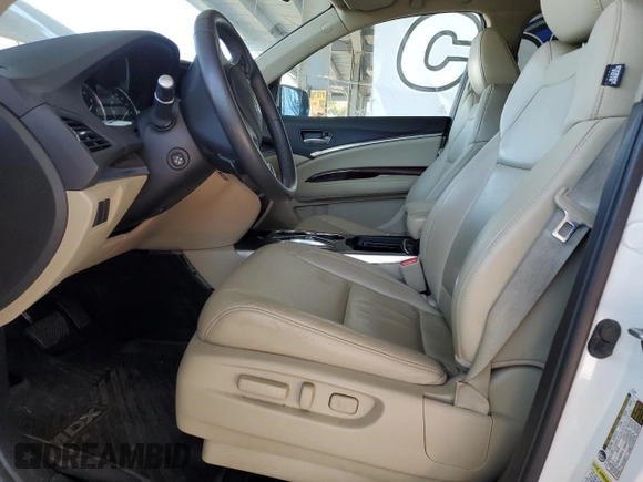 2016 Acura MDX with VIN 5FRYD4H21GB017596, listed as a Copart auction lot 60732925 with Not provided miles and Salvage title. Bid and sale history available at DreamBid. Image 7.