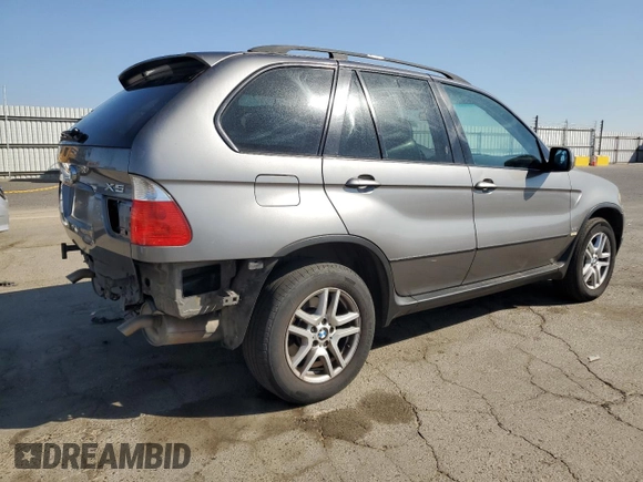 2005 BMW X5 3.0i with VIN 5UXFA13595LY02037, listed as a Copart auction lot 75937804 with 194,485 mi miles and Salvage Title. Bid and sale history available at carsss.com. Image 3.