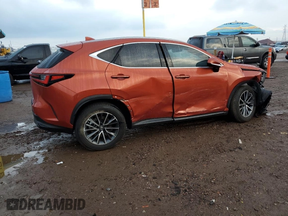 2022 Lexus NX with VIN JTJGKCEZ8N2000421, listed as a Copart auction lot 72656752 with 0 mi miles. Bid and sale history available at carsss.com. Image 3.