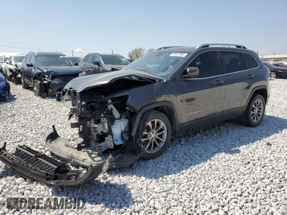2019 Jeep Cherokee Latitude Plus z VIN 1C4PJLLB2KD296659, wystawiony jako Copart lot #79517904 z przebiegiem 99 245 mil mil oraz Szkoda całkowita • Salvage title. Historia ofert i sprzedaży dostępna na DreamBid. Obrazek 1.