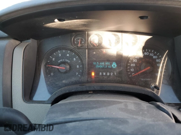 2009 Ford F-150 STX with VIN 1FTRX14W89KC77987, listed as a Copart auction lot 43269225 with 254,567 mi miles and Salvage title. Bid and sale history available at DreamBid. Image 9.