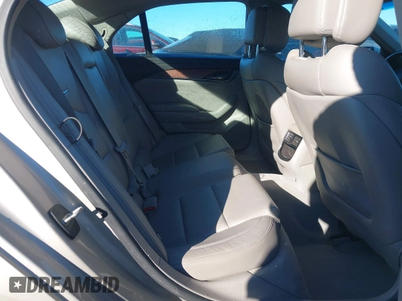 2014 Cadillac CTS Sedan RWD with VIN 1G6AP5SX8E0184038, listed as a IAAI auction lot 41235258 with 107,420 mi miles. Bid and sale history available at carsss.com. Image 8.