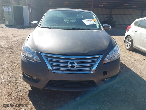 2015 Nissan Sentra S with VIN 3N1AB7AP5FY310374, listed as a IAAI auction lot 41653454 with 142,039 mi miles. Bid and sale history available at carsss.com. Image 6.