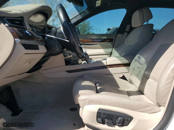 2013 BMW 7 Series 740Li with VIN WBAYE4C52DD136841, listed as a Copart auction lot 48608895 with 99,436 mi miles and Clean Title. Bid and sale history available at carsss.com. Image 7.