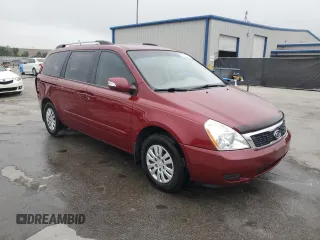 2012 Kia Sedona LX with VIN KNDMG4C78C6438585, listed as a Copart auction lot 50383715 with 85,763 mi miles and Salvage Title. Bid and sale history available at carsss.com. Image 4.