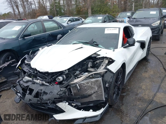 2023 Chevrolet Corvette 1LT with VIN 1G1YA2D42P5116900, listed as a IAAI auction lot 41464801 with 15,129 mi miles and . Bid and sale history available at DreamBid. Image 6.
