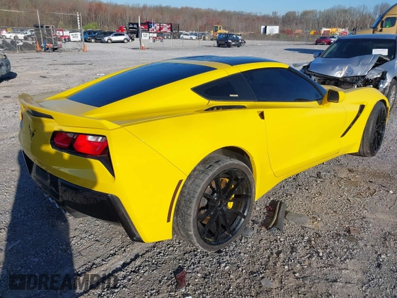 2014 Chevrolet Corvette Z51 3LT z VIN 1G1YL2D79E5118838, wystawiony jako IAAI lot #41815392 z przebiegiem Nie podano mil oraz . Historia ofert i sprzedaży dostępna na DreamBid. Obrazek 4.