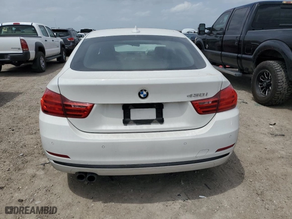 2017 BMW 4 Series 430i with VIN WBA4F7C55HG786295, listed as a Copart auction lot 53821775 with 0 mi miles and Clean Title. Bid and sale history available at carsss.com. Image 6.