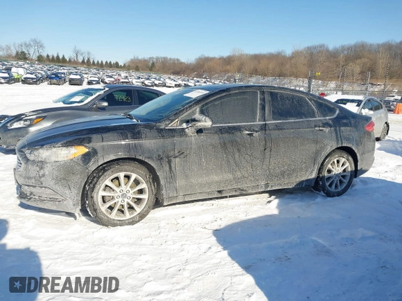 2017 Ford Fusion SE with VIN 3FA6P0HD8HR251153, listed as a IAAI auction lot 41580390 with 109,758 mi miles. Bid and sale history available at carsss.com. Image 14.