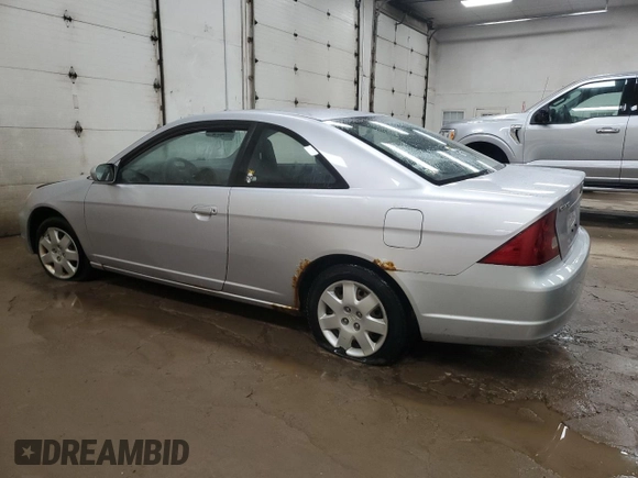 2002 Honda Civic EX with VIN 1HGEM22942L105757, listed as a Copart auction lot 51666885 with 160,333 mi miles and Clean Title. Bid and sale history available at carsss.com. Image 2.
