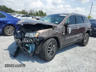 2018 Jeep Grand Cherokee Limited with VIN 1C4RJEBGXJC480320, listed as a Copart auction lot 56476355 with 90,202 mi miles and Salvage title. Bid and sale history available at DreamBid. Image 1.