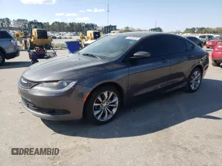 2015 Chrysler 200 S with VIN 1C3CCCBB5FN619990, listed as a Copart auction lot 50893635 with 164,149 mi miles and Salvage Title. Bid and sale history available at carsss.com. Image 1.