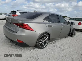2018 Lexus IS with VIN JTHBA1D24J5068103, listed as a Copart auction lot 55030035 with 0 mi miles and Salvage Title. Bid and sale history available at carsss.com. Image 3.