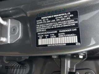 2017 Infiniti QX30 Premium z VIN SJKCH5CR2HA022260, wystawiony jako IAAI lot #42067553 z przebiegiem 85 301 mil mil oraz . Historia ofert i sprzedaży dostępna na DreamBid. Obrazek 9.