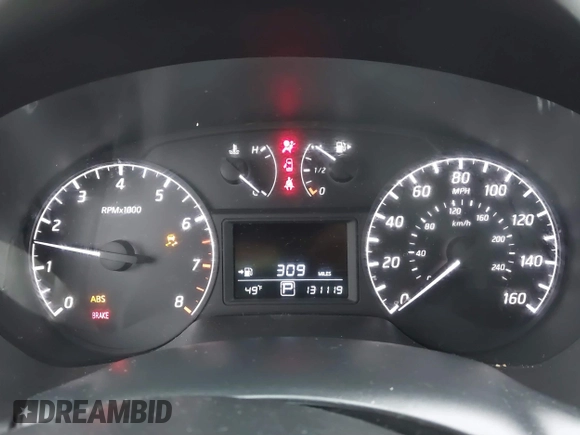 2015 Nissan Sentra S with VIN 3N1AB7AP5FY377475, listed as a IAAI auction lot 41157865 with 131,119 mi miles. Bid and sale history available at carsss.com. Image 7.