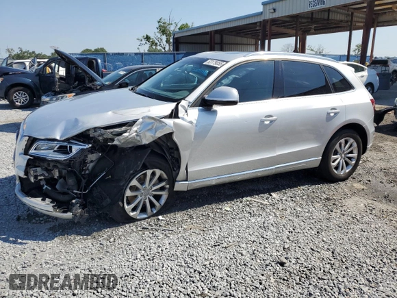2013 Audi Q5 Premium Plus with VIN WA1LFAFPXDA094971, listed as a Copart auction lot 53179055 with 80,380 mi miles and Salvage Title. Bid and sale history available at carsss.com. Image 1.