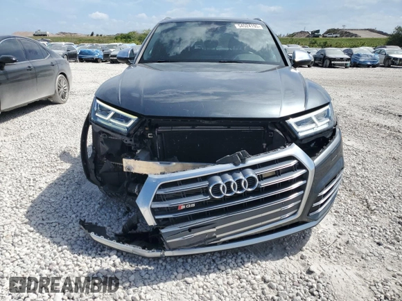 2018 Audi SQ5 Premium Plus with VIN WA1A4AFY3J2156464, listed as a Copart auction lot 54524195 with 40,237 mi miles and Salvage Title. Bid and sale history available at carsss.com. Image 5.