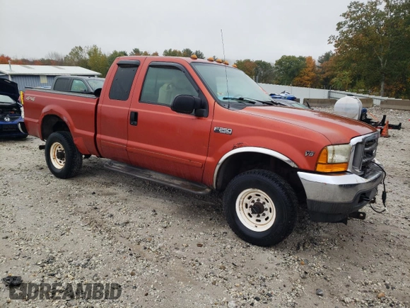 2001 Ford Super Duty F-250 XL with VIN 1FTNX21LX1ED37981, listed as a Copart auction lot 74306684 with 74,052 mi miles and Clean Title. Bid and sale history available at carsss.com. Image 4.