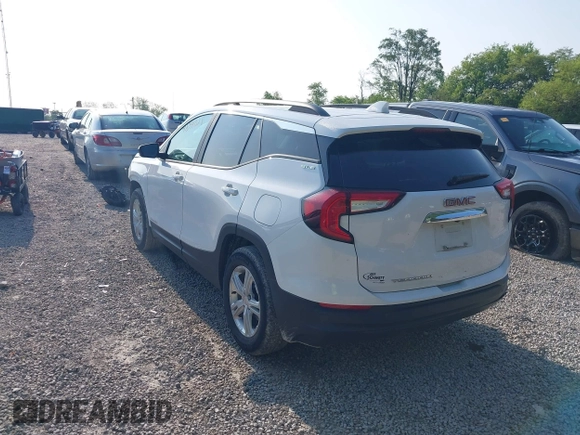 2022 GMC Terrain SLE with VIN 3GKALMEV7NL189204, listed as a IAAI auction lot 42399028 with 48,342 mi miles and . Bid and sale history available at DreamBid. Image 3.