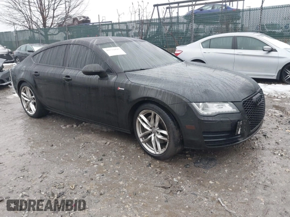 2013 Audi A7 3.0 Premium Plus with VIN WAUYGAFC8DN049555, listed as a IAAI auction lot 41576895 with 170,887 mi miles. Bid and sale history available at carsss.com. Image 1.