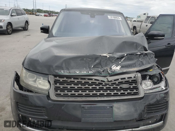 2017 Land Rover Range Rover z VIN SALGR2FKXHA366989, wystawiony jako Copart lot #74100824 z przebiegiem Nie podano mil oraz Szkoda całkowita • Salvage title. Historia ofert i sprzedaży dostępna na DreamBid. Obrazek 11.