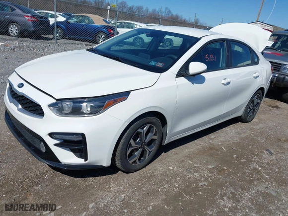 2021 Kia Forte LXS with VIN 3KPF24AD5ME410013, listed as a IAAI auction lot 41855131 with 60,960 mi miles. Bid and sale history available at carsss.com. Image 17.
