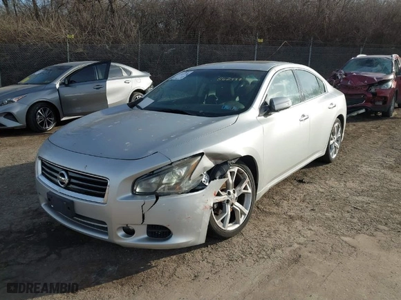2012 Nissan Maxima 3.5 S with VIN 1N4AA5AP6CC862447, listed as a IAAI auction lot 41705199 with 87,635 mi miles. Bid and sale history available at carsss.com. Image 6.