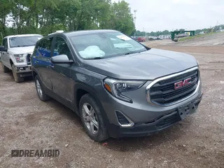2021 GMC Terrain SLE with VIN 3GKALMEV7ML383987, listed as a IAAI auction lot 42492767 with 53,483 mi miles and . Bid and sale history available at DreamBid. Image 1.