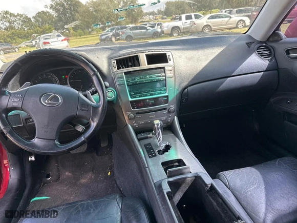 2006 Lexus IS 350 Auto with VIN JTHBE262165001506, listed as a Copart auction lot 79905524 with 213,188 mi miles and Clean Title. Bid and sale history available at carsss.com. Image 9.