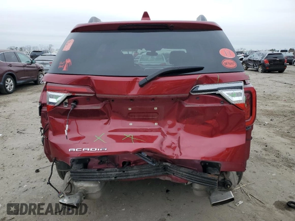 2020 GMC Acadia SLE with VIN 1GKKNKLS8LZ154690, listed as a Copart auction lot 43433925 with 67,447 mi miles and Salvage Title. Bid and sale history available at DreamBid. Image 6.