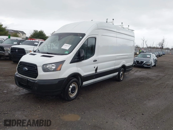 2019 Ford Transit with VIN 1FTYR3XM3KKB79919, listed as a IAAI auction lot 41882092 with 104,494 mi miles and . Bid and sale history available at DreamBid. Image 2.