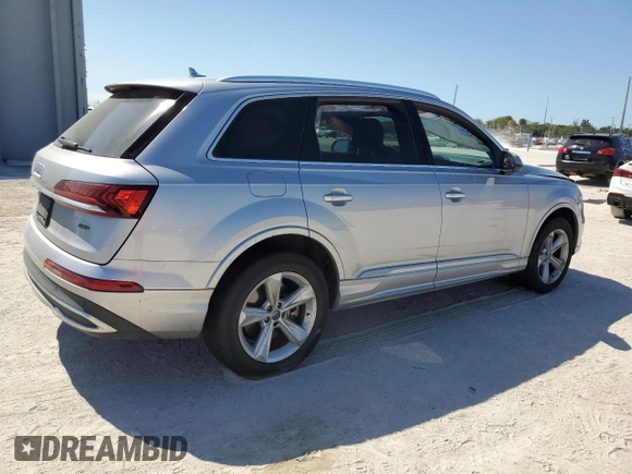 2020 Audi Q7 Premium with VIN WA1AJAF70LD009140, listed as a Copart auction lot 50980484 with 61,544 mi miles. Bid and sale history available at carsss.com. Image 3.