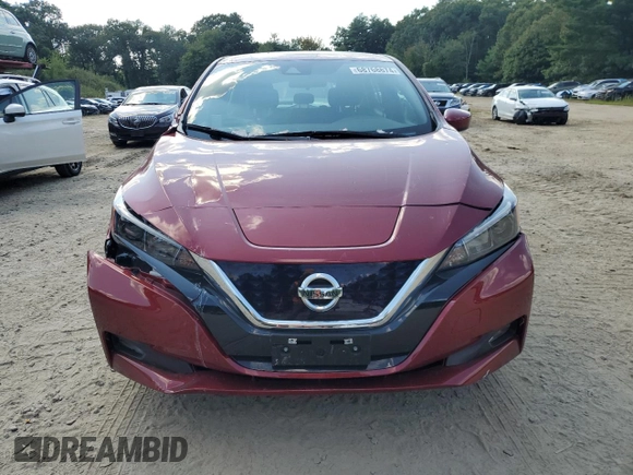 2021 Nissan LEAF SV with VIN 1N4AZ1CV8MC553173, listed as a Copart auction lot 68768674 with 18,082 mi miles and Non repairable. Bid and sale history available at DreamBid. Image 5.