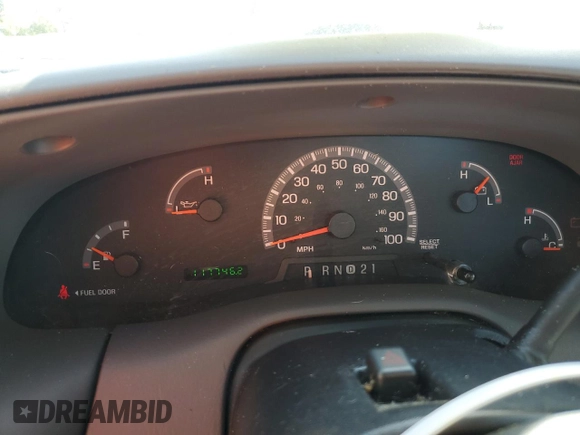 2002 Ford F-150 XL with VIN 1FTRF17W92NB42259, listed as a Copart auction lot 52986475 with 117,746 mi miles and Salvage title. Bid and sale history available at DreamBid. Image 9.