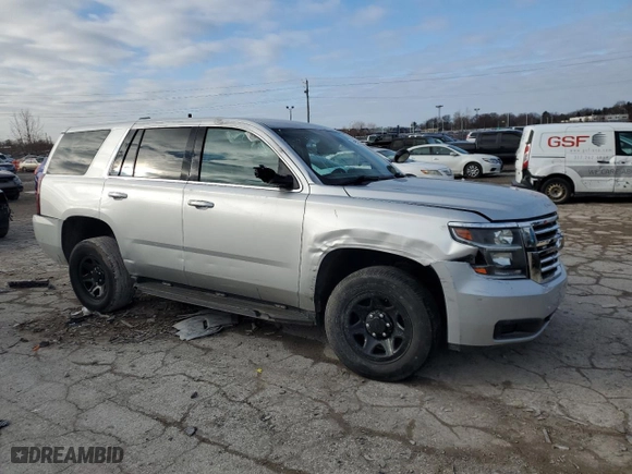 2020 Chevrolet Tahoe Commercial with VIN 1GNSKDEC5LR229018, listed as a Copart auction lot 84378174 with 0 mi miles and Clean Title. Bid and sale history available at carsss.com. Image 4.