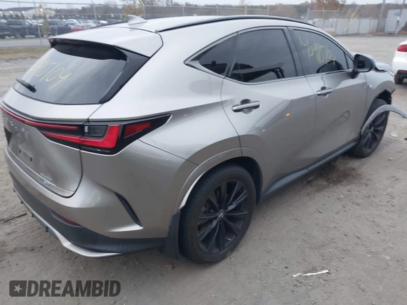 2022 Lexus NX with VIN 2T2KGCEZ5NC003823, listed as a IAAI auction lot 40915104 with 44,165 mi miles. Bid and sale history available at carsss.com. Image 4.