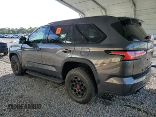 2023 Toyota Sequoia SR5 with VIN 7SVAAABA2PX015412, listed as a Copart auction lot 69880554 with 10,016 mi miles and Salvage Title. Bid and sale history available at carsss.com. Image 2.